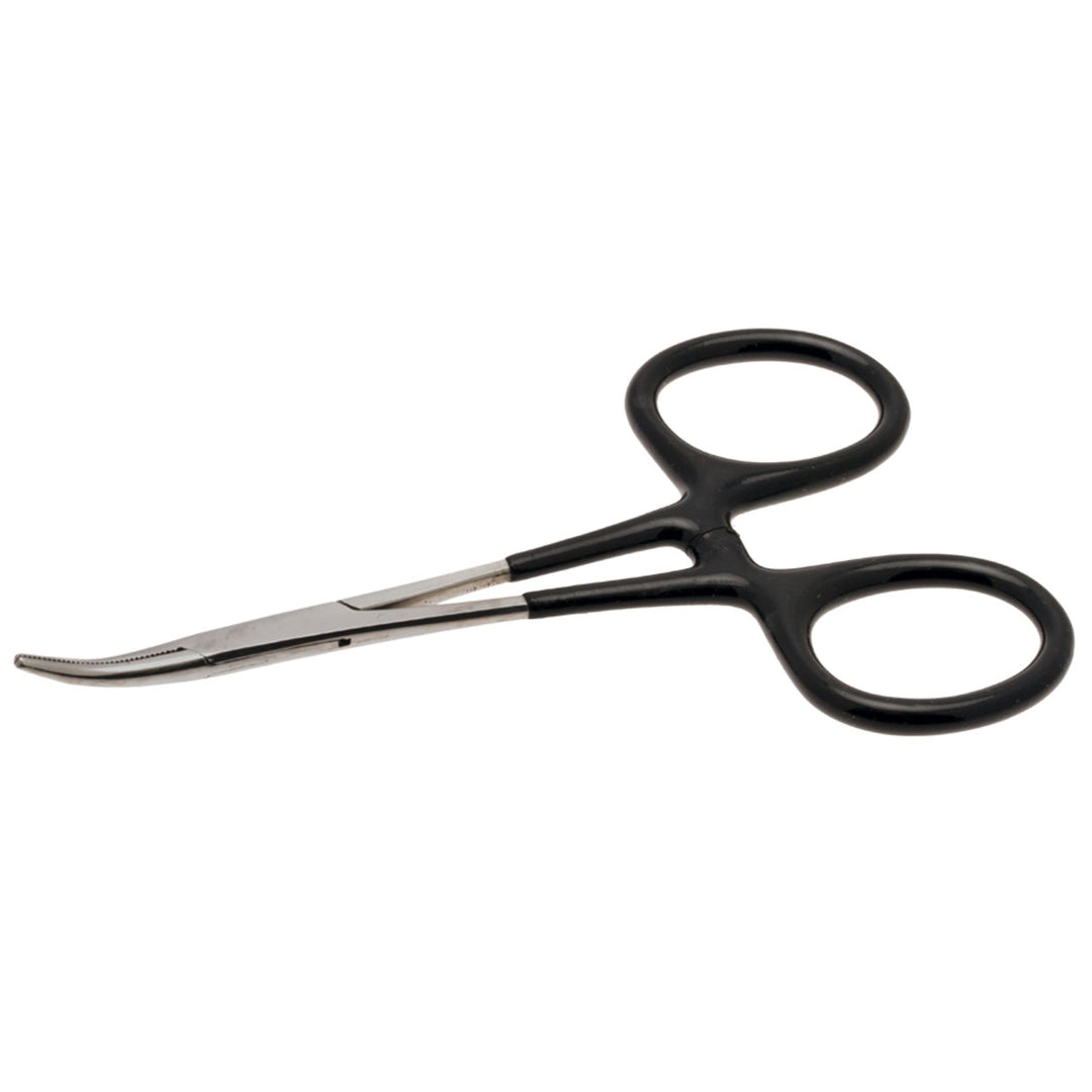 Aven Tools 12012, Hemostat Curved w/ Plastic Coated Handle, 5in
