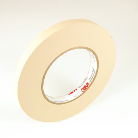 3M 7000031600 Crepe Paper Electrical Tape 16, 1/2 in x 60 yd, 3" Paper Core, 72 Rolls/Case
