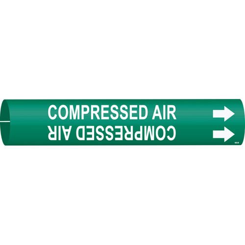 Brady 4033-B Bradysnap-On Pipe Marker - COMPRESSED AIR MTE Solutions