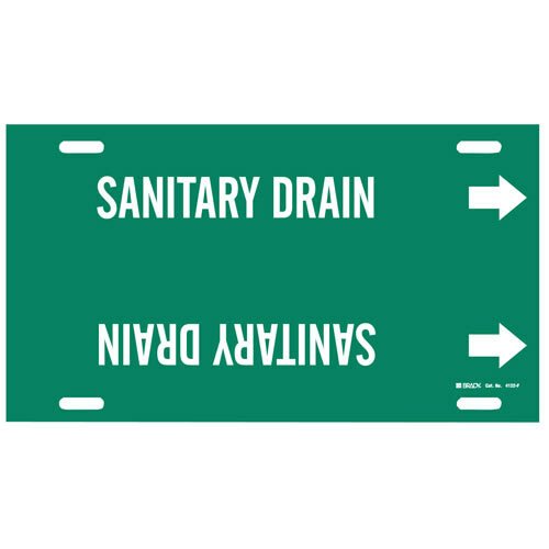4122 - F Brady Strap - On Pipe Marker MTESolutions