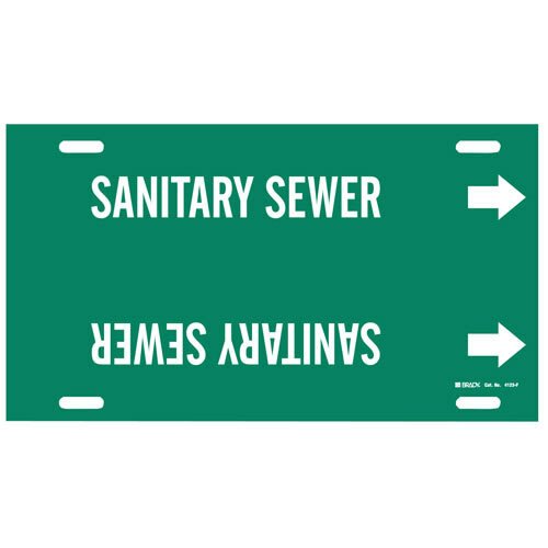 4123 - F Brady Strap - On Pipe Marker MTESolutions