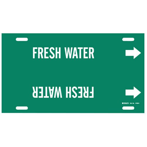 4186 - H Brady Strap - On Pipe Marker MTESolutions