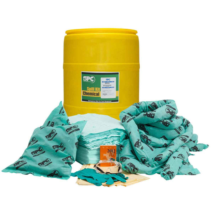 Brady SKH-55, HAZWIK® 55-Gallon Drum Spill Control Kit - Chemical Application