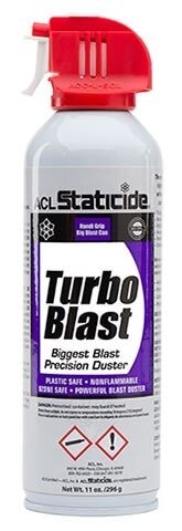 ACL Staticide 8640 Turbo Blast 11 Oz Aerosol 12 cans per case MTESolutions