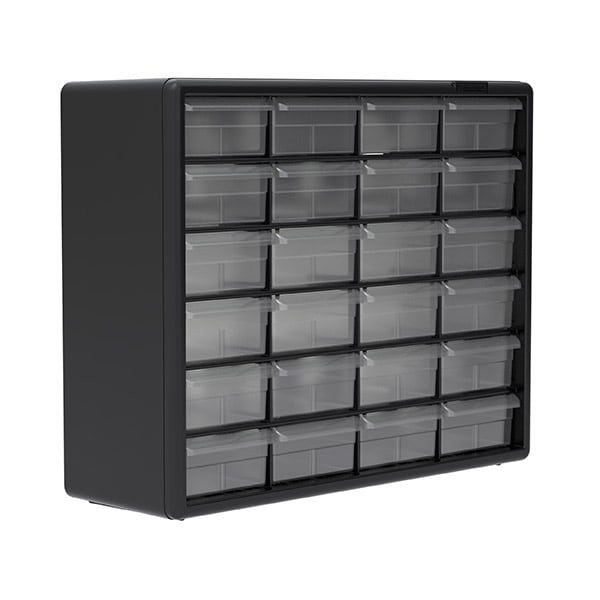 Akro - Mils 10124 Plastic Storage Cabinet 24 Drawer MTESolutions