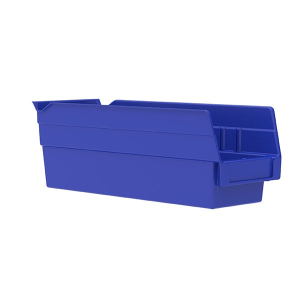 Akro - Mils 30120BLUE Shelf Bin 11 - 5/8 x 4 - 1/8 x 4, Blue MTESolutions