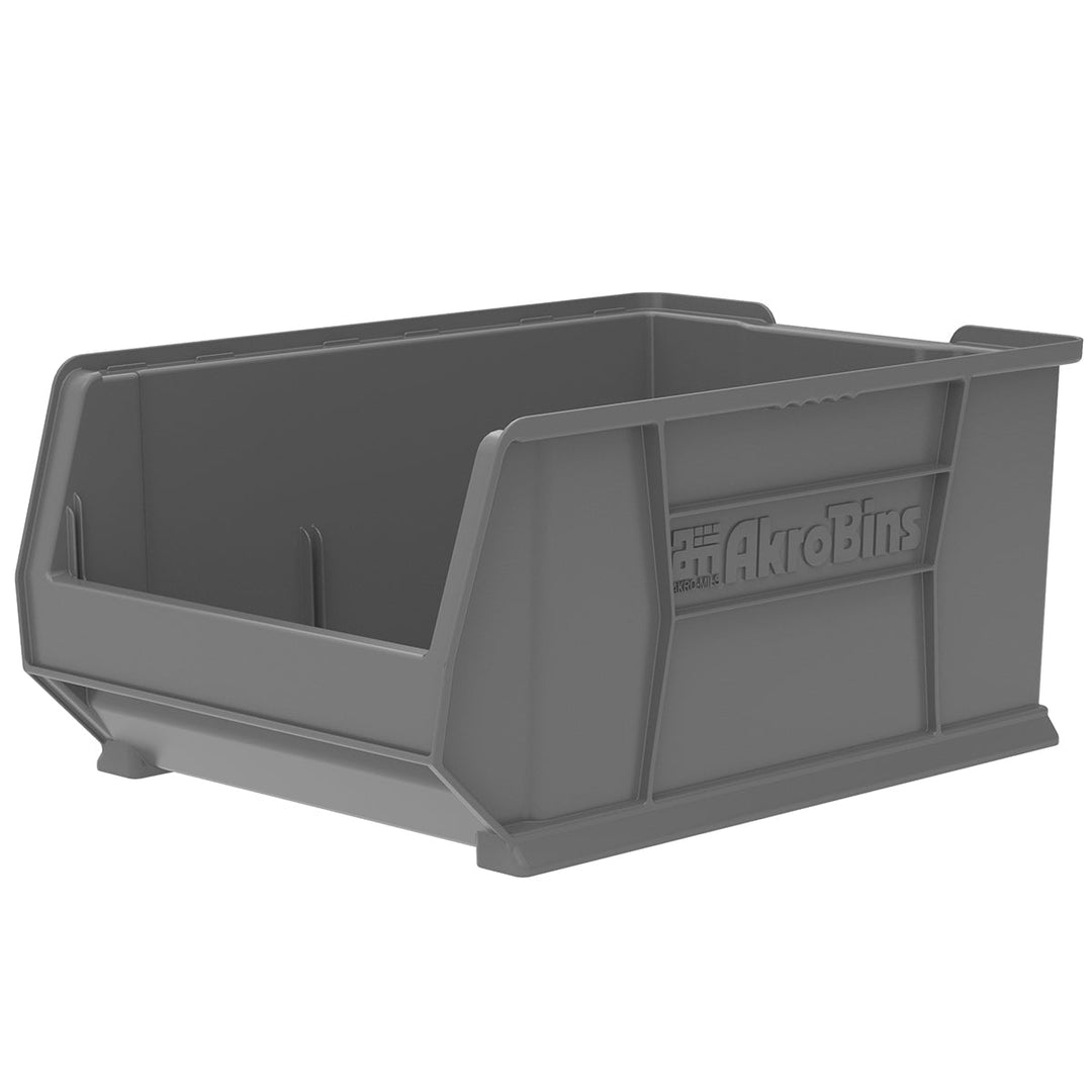 Akro - Mils 30288GREY Super Size AkroBin 23 - 7/8 x 16 - 1/2 x 11, Gray MTESolutions