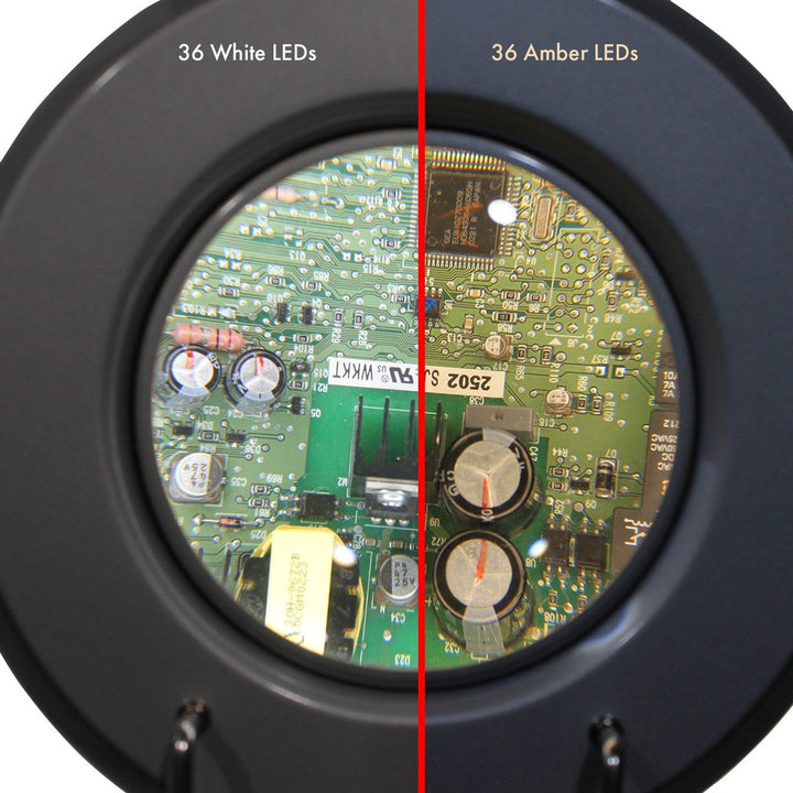 Aven Tools 26501 - LFL - LED, ProVue Deluxe Magnifying Lamp 5 Diopter 2.25x w/ White and Amber LEDs MTESolutions