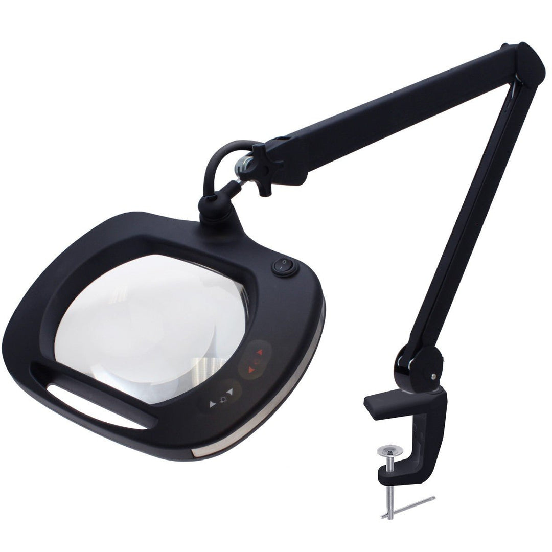 Aven Tools 26505 - ESL - XL5 Mighty Vue Pro ESD Magnifying Lamp with 5 Diopter Lens, LED with Touch Sensitive Brightness and Color Temperature Control MTESolutions