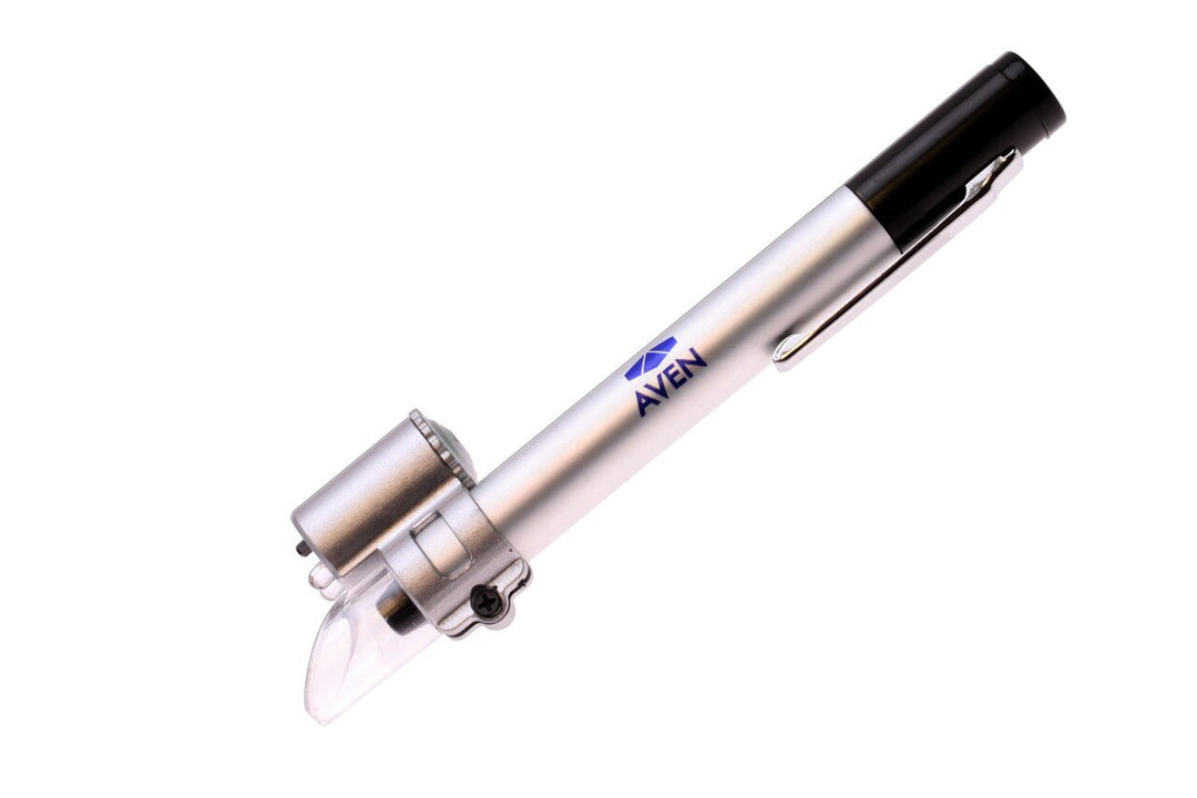 Aven Tools 26800C - 551 Pen Type Pocket Microscope 50X W Led Lights Without Scale MTESolutions