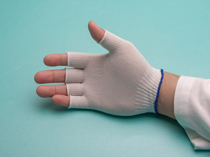 Berkshire BGL2.20L BCR Half - Finger Polyester Glove Liners, Size Large, Qty 200 Pairs MTESolutions