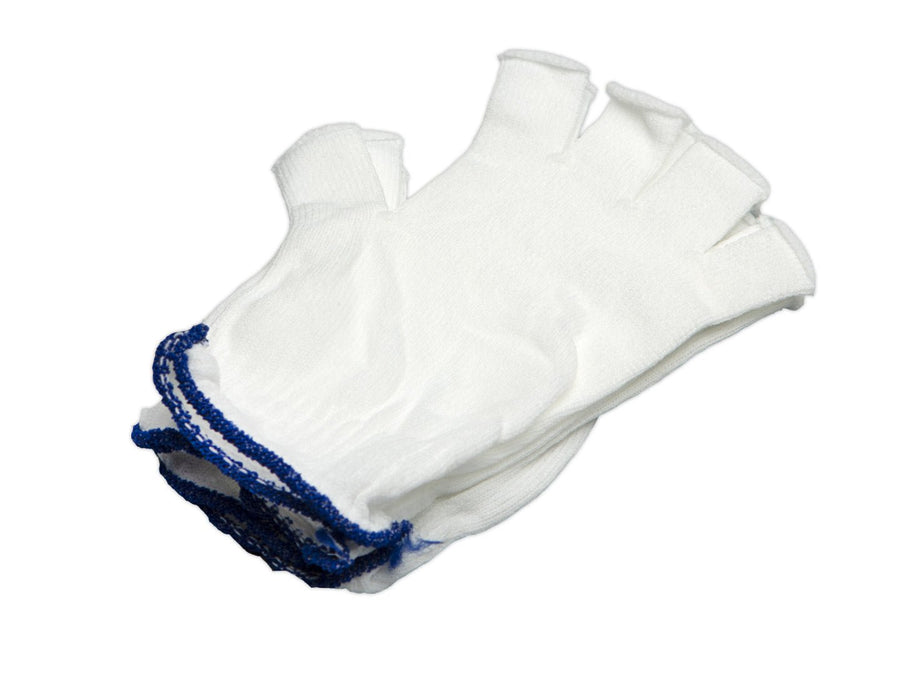 Berkshire BGL2.20L BCR Half - Finger Polyester Glove Liners, Size Large, Qty 200 Pairs MTESolutions