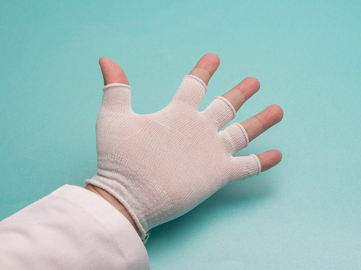 Berkshire BGL2.20R BCR Half - Finger Polyester Glove Liners, Size Medium, Qty 200 Pairs MTESolutions