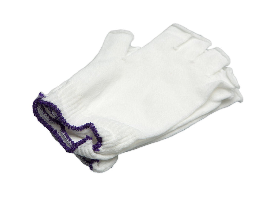 Berkshire BGL2U20L BCR Ultra Half - Finger Polyester Glove Liners, Size Large, Qty 200 Pairs MTESolutions