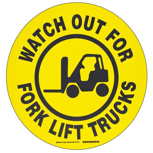 Brady 104501 Floor Safety Sign MTESolutions