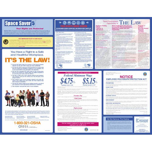 Brady 106360 Federal Labor Law Poster MTESolutions