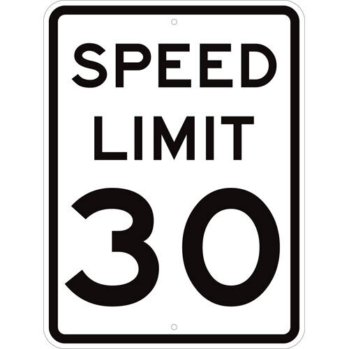 Brady 113286 Legend: Speed Limit 30 MTESolutions