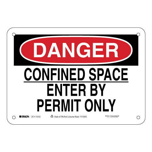 Brady 116102 Eco - Friendly Danger Sign MTESolutions