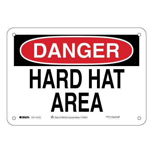 Brady 116125 Eco - Friendly Danger Sign MTESolutions