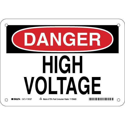 Brady 116127 Eco - Friendly Danger Sign MTESolutions