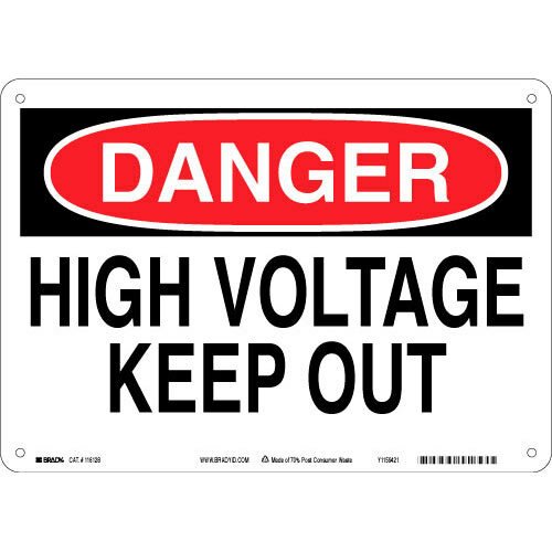 Brady 116128 Eco - Friendly Danger Sign MTESolutions