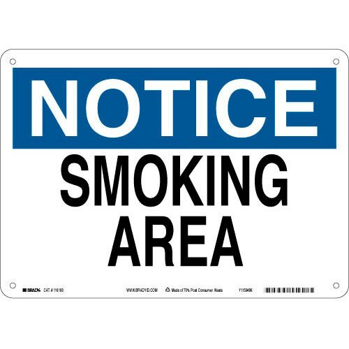 Brady 116193 Eco - Friendly Notice Sign MTESolutions