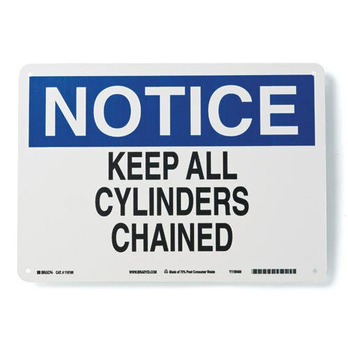 Brady 116196 Eco - Friendly Notice Sign MTESolutions