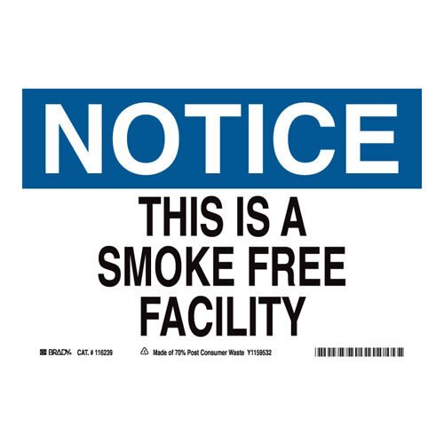 Brady 116239 Eco - Friendly Notice Sign MTESolutions