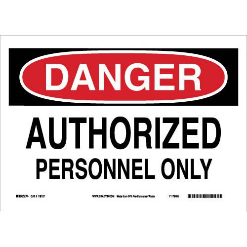 Brady 118157 Eco - Friendly Danger Sign MTESolutions