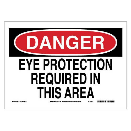 Brady 118171 Eco - Friendly Danger Sign MTESolutions