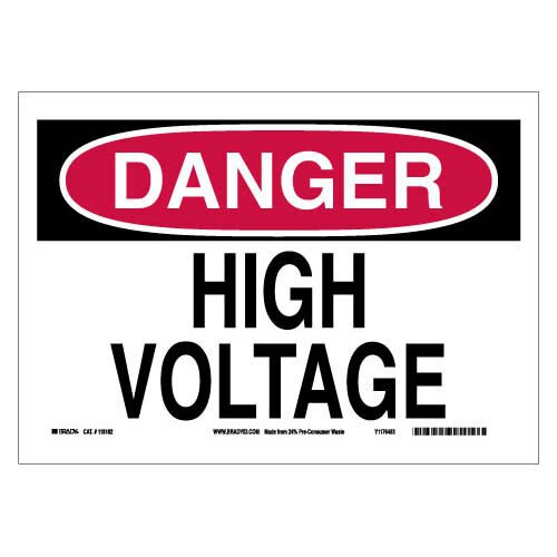 Brady 118182 Eco - Friendly Danger Sign MTESolutions