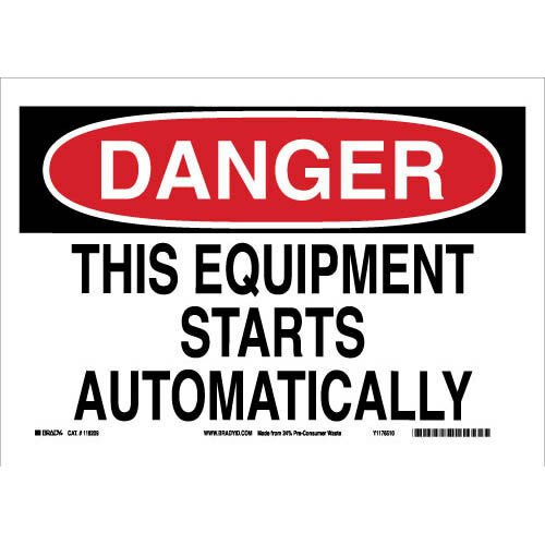 Brady 118209 Eco - Friendly Danger Sign MTESolutions