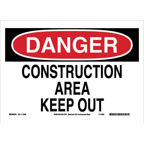 Brady 118228 Eco - Friendly Danger Sign MTESolutions