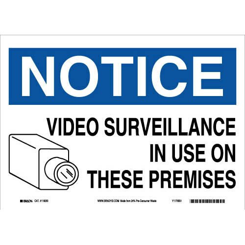 Brady 118250 Eco - Friendly Notice Sign MTESolutions