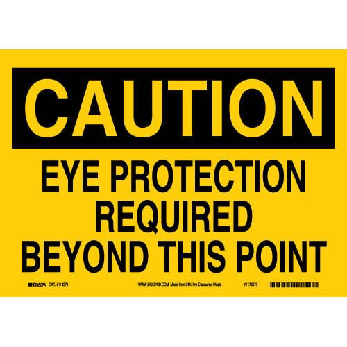 Brady 118271 Eco - Friendly Caution Sign MTESolutions