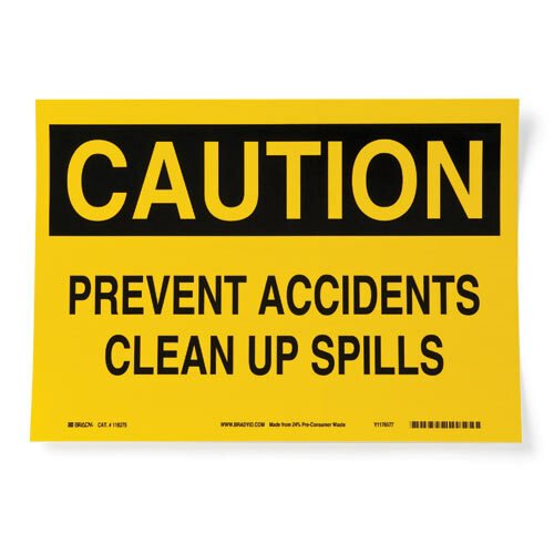 Brady 118275 Eco - Friendly Caution Sign MTESolutions