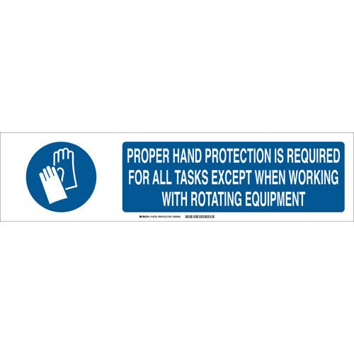 Brady 140750 Slotted Safety Sign Board Insert MTESolutions