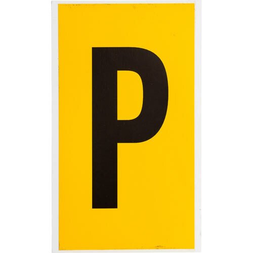 Brady 1570 - P 15 Series Indoor - Outdoor Numbers & Letters MTESolutions