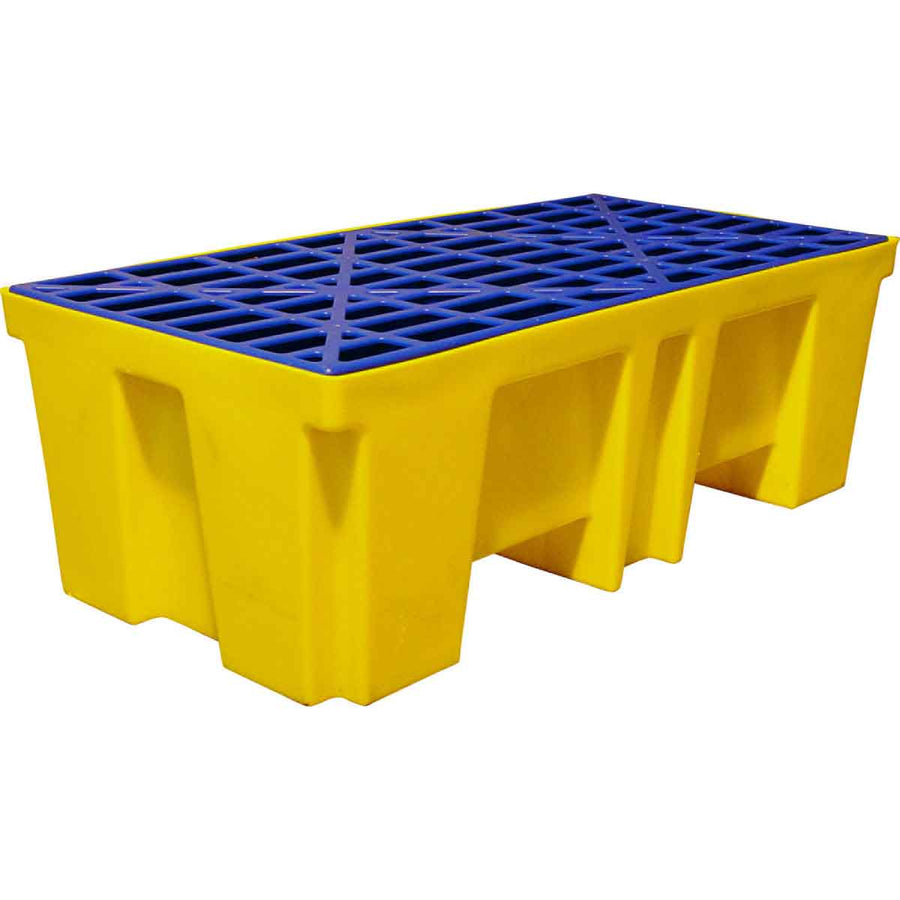 Brady 17" SC - DP2, 2 DRUM SPILL PALLET MTESolutions