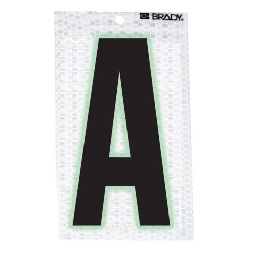 Brady 3000 - A Glow - In - The - Dark - Ultra Reflective Letter - A MTESolutions
