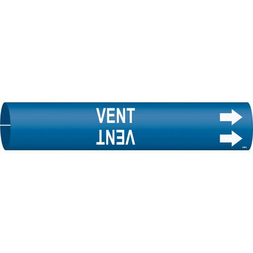 Brady 4149 - C Snap - On Vent Pipe Marker 2.5 - 3.875 in MTESolutions