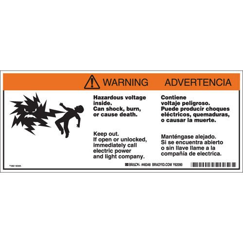 Brady 46348 "Mr. Ouch" Transformer Markers MTESolutions