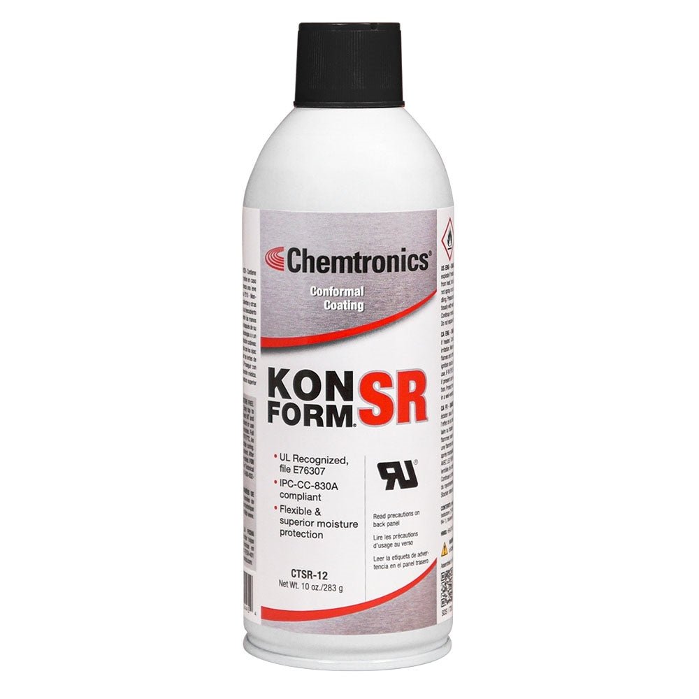 Chemtronics CTSR - 12 Silicone Conformal Coating, 10 Oz. Aerosol Can MTESolutions
