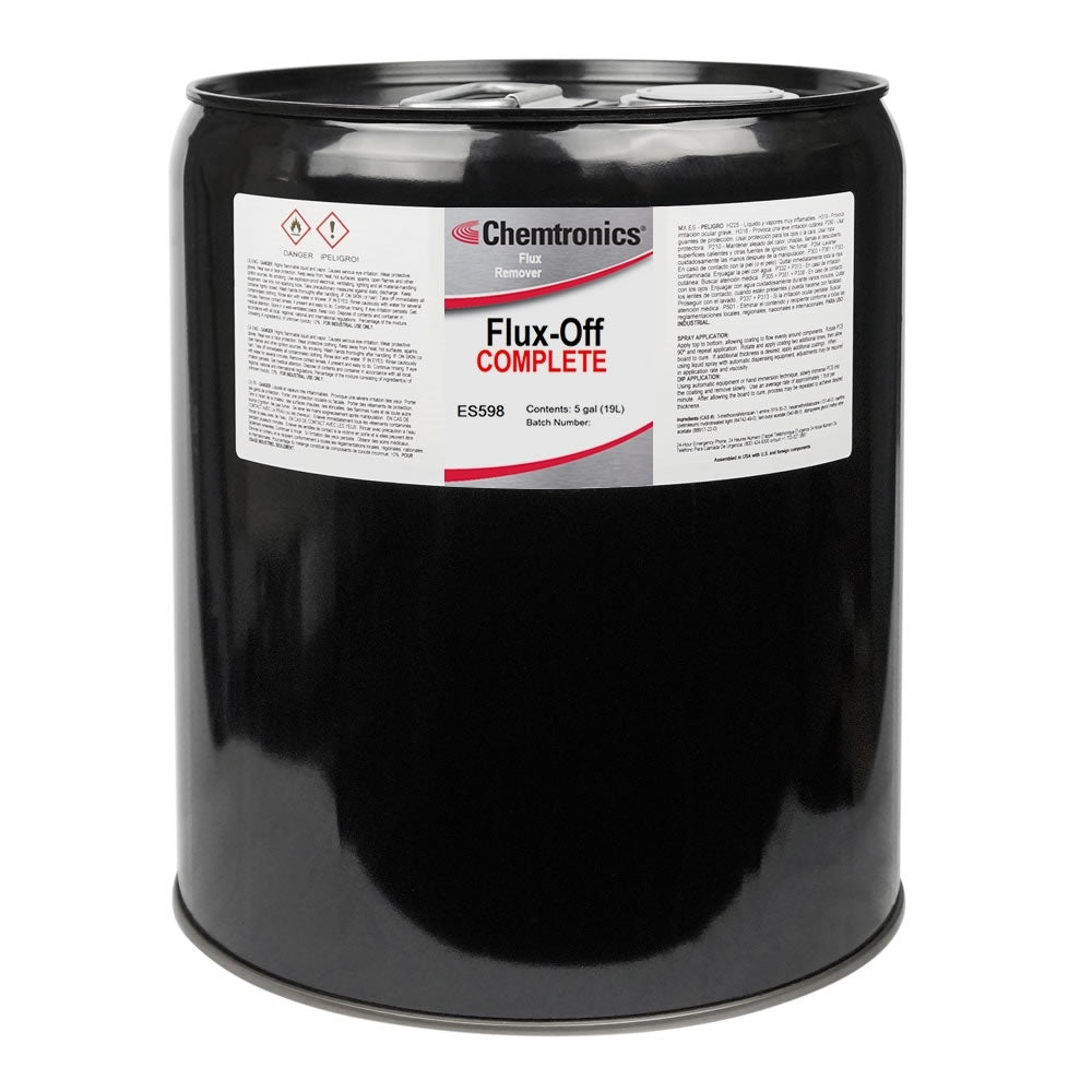 Chemtronics ES598, Flux - Off Complete Flux Remover, 5 Gallon Pail MTESolutions