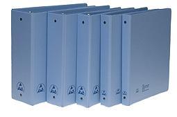 Desco 07410 Esd - Safe Binder, 1" Blue MTESolutions