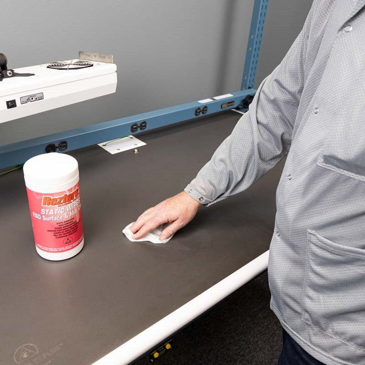 Desco 16019 Reztore Surface and Mat Cleaner, Canister 100 Wipes, 600ML MTESolutions