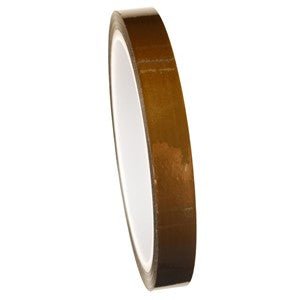 Desco 81271, Wescorp Anti - Static High - Temp Polyimide Tape, 1/2" x 36 YDS, 3" Plastic Core MTESolutions
