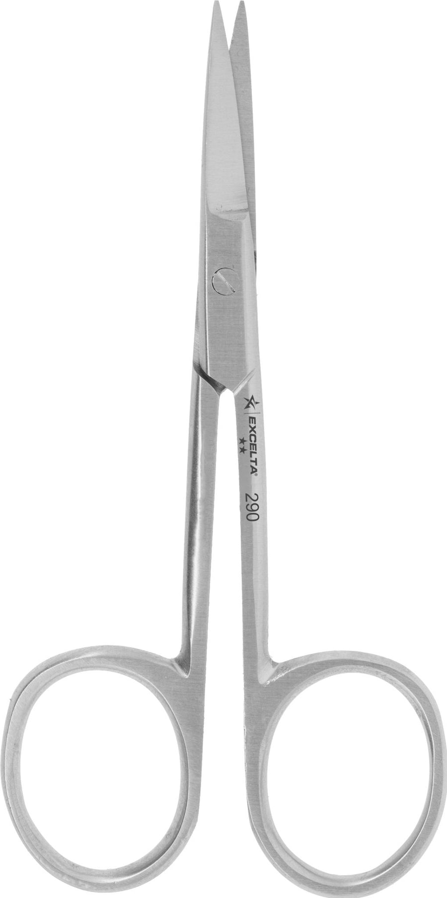 Excelta 290 Scissors - Straight Very Fine 1" Blade - SS - Oal 3.75" MTESolutions