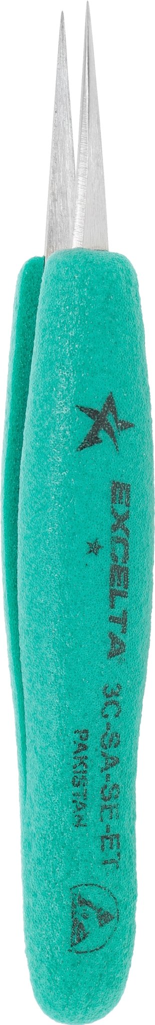 Excelta 3C - SA - SE - ET Tweezers - 1 Star Straight Very Fine Point - Anti - Mag. SS - Ergo MTESolutions