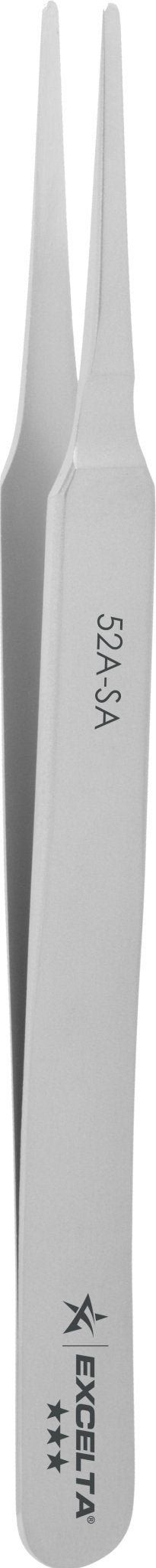 Excelta 52A - SA Tweezers - Straight Flat Point - Anti - Mag. SS - Anti - Crush MTESolutions